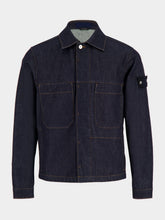 Stone Island Indigo Raw Denim Coach Jacket
