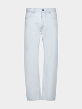 Stone Island Blue Extra Bleach Cotton Jeans