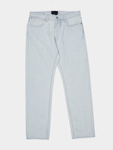 Stone Island Blue Extra Bleach Cotton Jeans