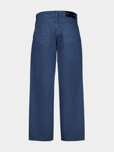 Stone Island Indigo Blue Cotton Trousers