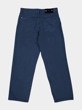 Stone Island Indigo Blue Cotton Trousers