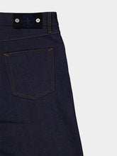 Stone Island Blue Raw Cotton Trousers