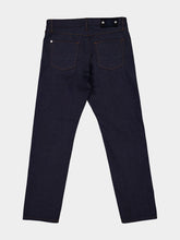Stone Island Blue Raw Cotton Trousers