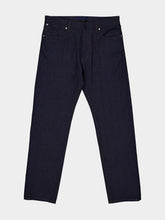 Stone Island Blue Raw Cotton Trousers