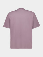 Stone Island Purple Gray Organic Cotton T-Shirt