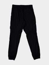 Stone Island Black Stretch Cotton Cargo Trousers