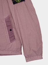 Stone Island Purple Grey Crinkle Reps Nylon Hooded Jacket