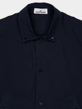 Stone Island Navy Blue Light Compact Touch Poly-TC Coach Jacket