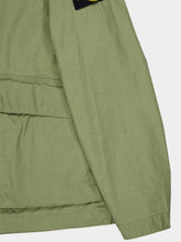 Stone Island Military Green Waxed Tela Coach Jacket