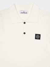 Stone Island Ivory Micro Stitch Soft Organic Cotton Polo