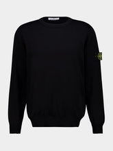 Stone Island Black Soft Organic Cotton Crewneck Jumper