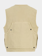 Stone Island Desert Sand Cotton Utility Vest