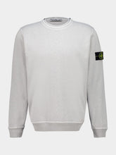 Stone Island Pearl Grey Old Effect Sweatshirt