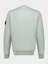 Stone Island Sage Green Organic Cotton Crewneck Sweatshirt