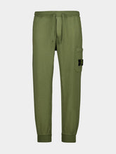 Stone Island Military Green Cotton Joggers