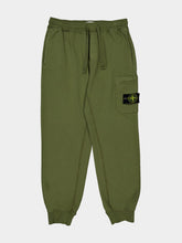 Stone Island Military Green Cotton Joggers