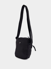 Stone Island Black Crossbody Bag with Logo Patch