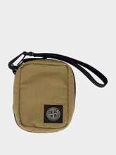 Stone Island Military Green Cotton Ripstop Wrist Wallet