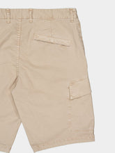 Stone Island Desert Sand Organic Cotton Stretch Cargo Shorts