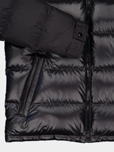 Moncler Black Maya Hooded Short Down Jacket