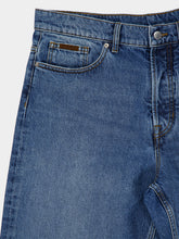 Moncler Denim Blue Straight-Leg Cotton Jeans