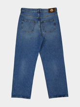 Moncler Denim Blue Straight-Leg Cotton Jeans