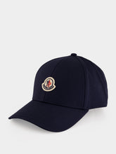 Moncler Navy Blue Cotton Gabardine Baseball Cap