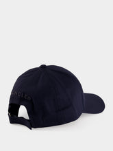 Moncler Navy Blue Cotton Gabardine Baseball Cap