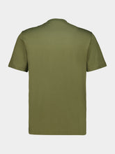 Moncler Olive Green Logo Cotton T-Shirt