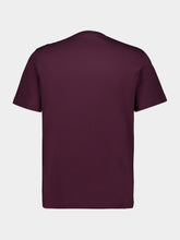 Moncler Burgundy Logo Cotton T-Shirt