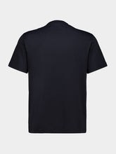Moncler Navy Blue Logo Cotton T-Shirt