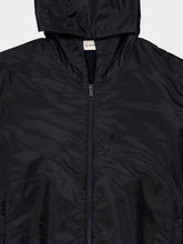 Moncler Navy Blue Cotton Blend Hooded Sweatshirt