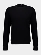 Moncler Black Cotton Knit Jumper