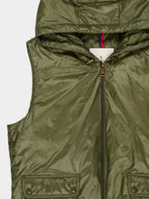 Moncler Olive Green Lansette Down Gilet