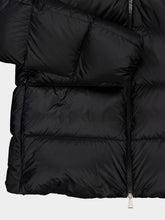 Moncler Black Feligule Hooded Short Down Jacket
