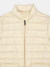 Moncler Light Beige Lans Short Down Jacket