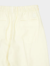 Moncler White Wool Gabardine Trousers