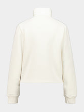 Moncler White Cotton Zip-Up Sweatshirt