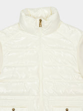 Moncler White Cotton Zip-Up Sweatshirt