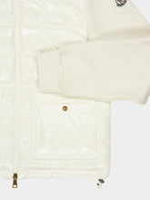 Moncler White Cotton Zip-Up Sweatshirt