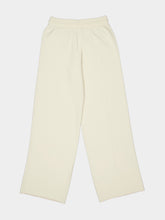 Moncler Ivory Double Knit Wool and Cashmere Trousers