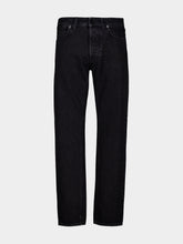 Stone Island Black Light Bull Denim Straight-Leg Jeans