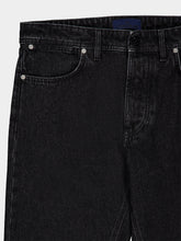 Stone Island Black Light Bull Denim Straight-Leg Jeans