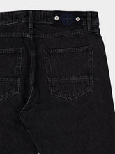Stone Island Black Light Bull Denim Straight-Leg Jeans