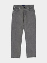 Stone Island Grey Light Wash Cotton Straight-Leg Jeans