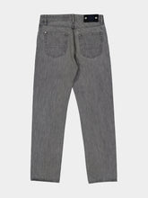 Stone Island Grey Light Wash Cotton Straight-Leg Jeans