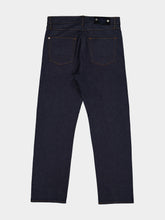 Stone Island Blue Raw Loose-Fit Denim Jeans
