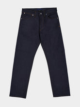 Stone Island Blue Raw Loose-Fit Denim Jeans