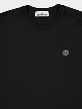 Stone Island Black Cotton Jersey Slim-Fit T-Shirt