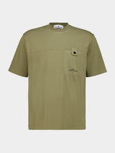 Stone Island Military Green Organic Cotton Pocket T-Shirt